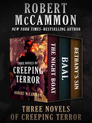 Three Novels of Creeping Terror - ebook